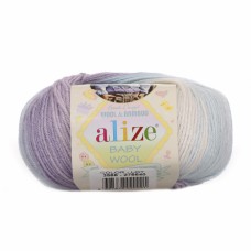 Пряжа Alize Baby Wool Batik 3566 - 175м/50г
