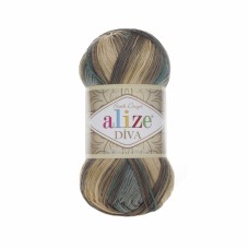 Пряжа Alize Diva Batik 3307 - 350м/100г