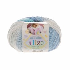 Пряжа Alize Baby Wool Batik 3564, уп.10шт