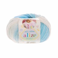 Пряжа Alize Baby Wool Batik 7543, уп.10шт