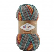 Пряжа Alize Superlana Maxi Batik 7830 - 100м/100г