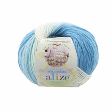 Пряжа Alize Baby Wool Batik 2130 - 175м/50г
