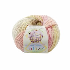 Пряжа Alize Baby Wool Batik 2807, уп.10шт