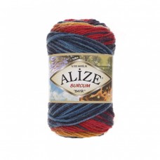 Пряжа Alize Burcum Batik 4340 - 210м/100г