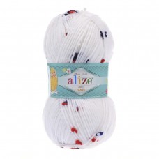 Пряжа Alize Baby Flower 5416 - 210м/100г
