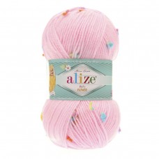 Пряжа Alize Baby Flower 5381 - 210м/100г