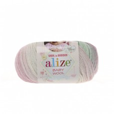 Пряжа Alize Baby Wool Batik 6541 - 175м/50г