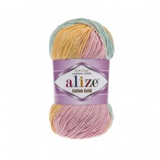 Пряжа Alize Cotton Gold Batik 6784 - 330м/100г