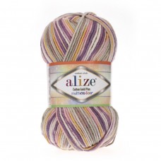 Пряжа Alize Cotton Gold Plus Multi Color 52197 - 200м/100г