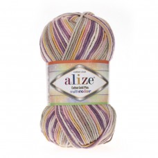 Пряжа Alize Cotton Gold Plus Multi Color 52197 - 200м/100г