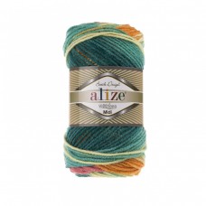 Пряжа Alize Superlana Midi Batik 4572 - 170м/100г
