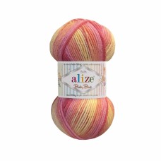 Пряжа Alize Baby Best Batik 7073 - 240м/100г