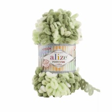 Пряжа Alize Puffy Fine Color 6068 - 14м/100г