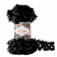 Пряжа Alize Puffy Fur 6101 - 6м/100г