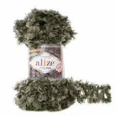 Пряжа Alize Puffy Fur 6117 - 6м/100г