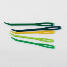 Набор KnitPro игл для шитья пряжей, пластик, желтый/зеленый/светло-зеленый/темно-бирюзовый, 4шт в наборе (2шт маленькие, 2шт большие) (10900)