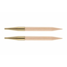 Спицы съемные Knitpro Basix Birch 3.5мм укороченные (35653)