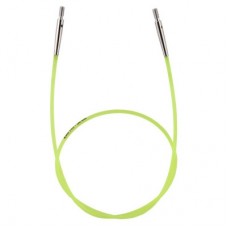 Тросик для съемных спиц Knitpro длина 60см, зеленый (10633)