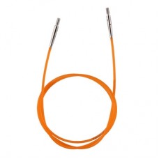 Тросик для съемных спиц Knitpro длина 80см, оранжевый (10634)