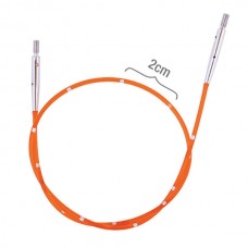 Тросик для съемных спиц Knitpro Smartstix длина 120см, оранжевый (42176)
