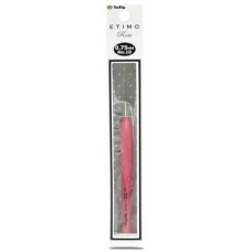 Крючок для вязания с ручкой ETIMO Rose , сталь/пластик, золотистый/серебристый/розовый (TEL-10e)