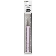 Крючок для вязания с ручкой ETIMO Rose 0,4мм, сталь/пластик, золотистый/серебристый/розовый (TEL-16e)