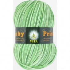 Пряжа Vita Baby Print 4885 - 400м/100г