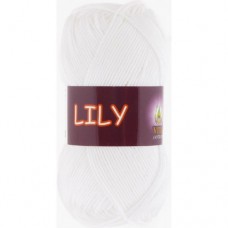 Пряжа Vita Lily 1601 - 125м/50г