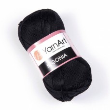 Пряжа Yarnart Begonia 999 - 169м/50г