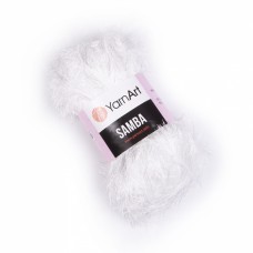 Пряжа Yarnart Samba 01 - 150м/100г