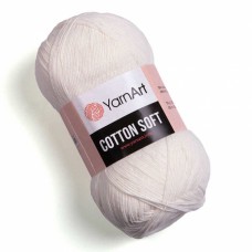 Пряжа Yarnart Cotton Soft 01 - 600м/100г