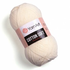 Пряжа Yarnart Cotton Soft 03 - 600м/100г