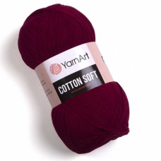Пряжа Yarnart Cotton Soft 66 - 600м/100г