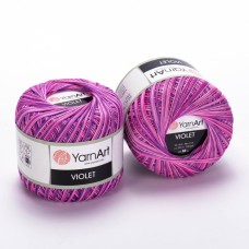 Пряжа Yarnart Violet Melange 508 - 282м/50г