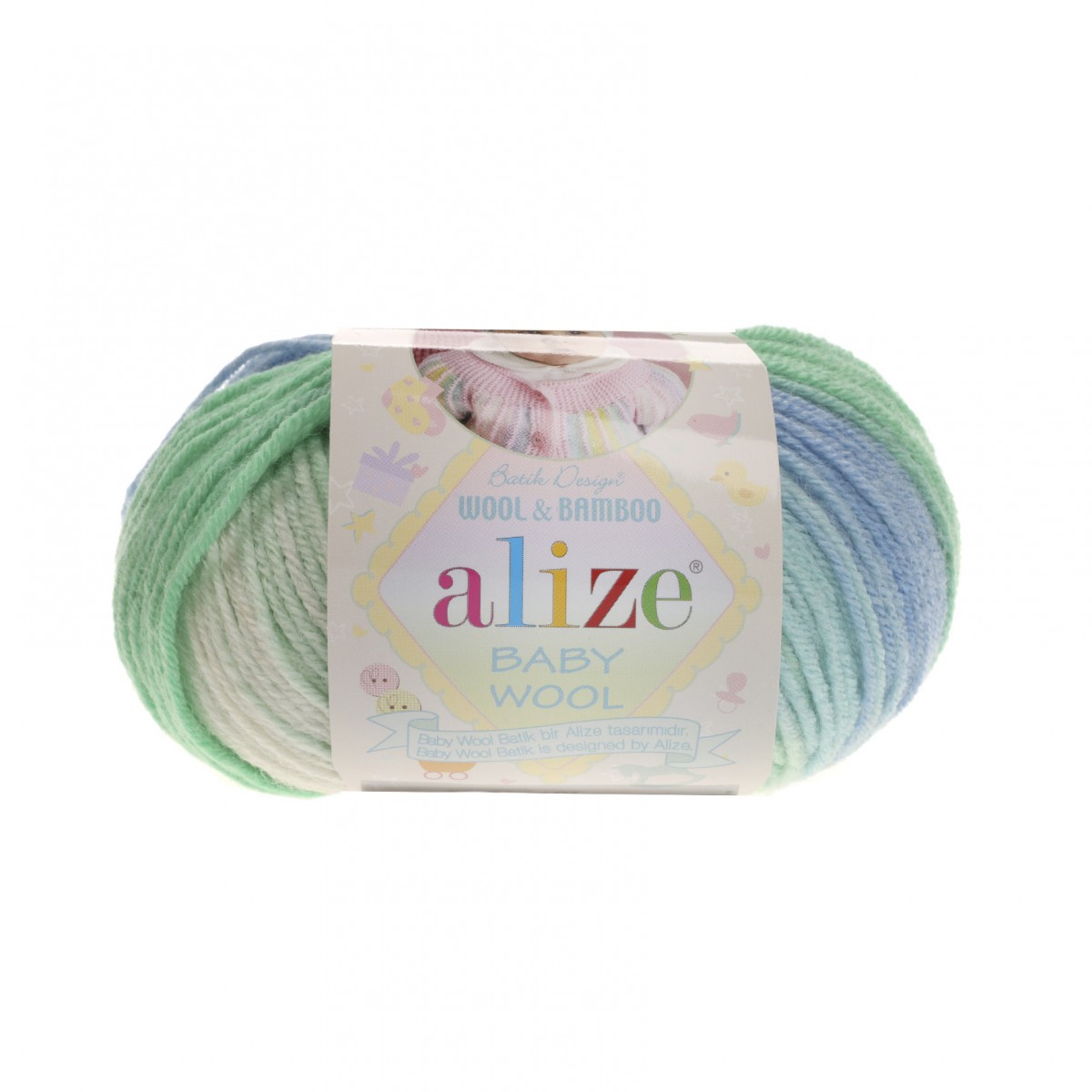 Alize Baby Wool Batik 4389 Alize Baby Wool Batik 4389