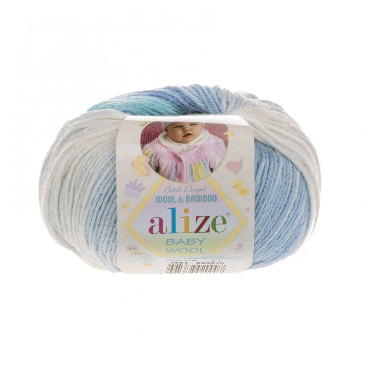 Alize Baby Wool Batik 3564 Alize Baby Wool Batik 3564